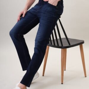 Getup Mens Ocean-Blue Narrow jeans