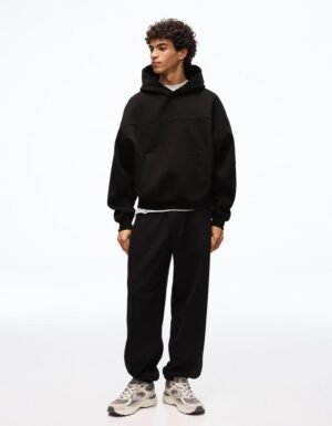 MENS ALL BLACK CORD SET