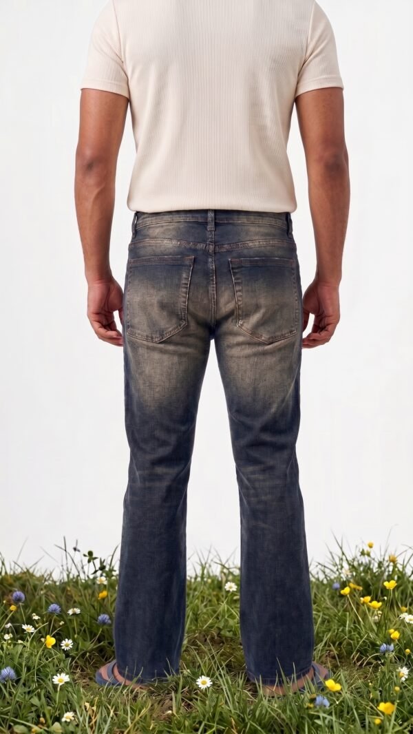 MENS BOOTCUT JEANS DARK GARDEN